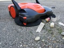Haaga 497 Deluxe Turbo Sweeper - Balai Mécanique en utilisation