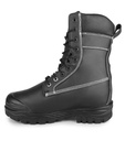 Kimberlite, Bottes de travail 9'' en cuir. Protection métatars (Noir)