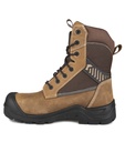 G2O,  Bottes de travail 8" en cuir et en nylon, semelle antidérapant, (Brun)