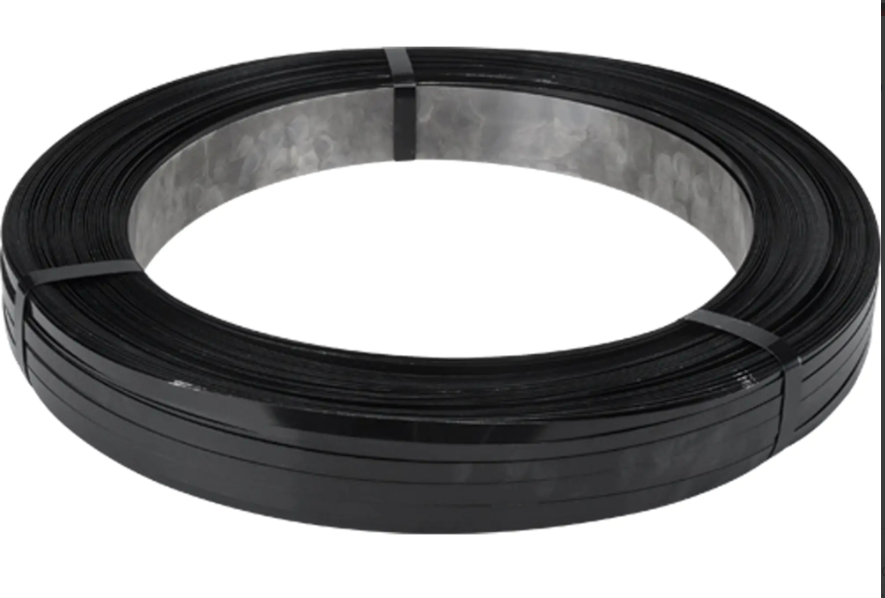 Feuillard en acier, Largeur x 1/2", Épaisseur 0,02"