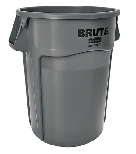 Brute Cont Branded W/O Lid 20G/76L Gray