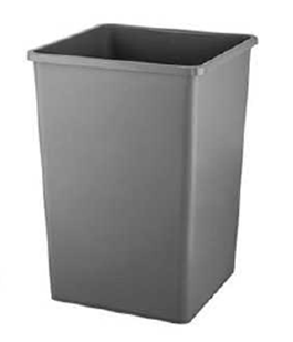 Contenant à déchets 90L gris