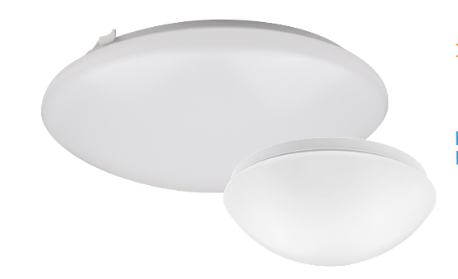 Plafonnier DEL rond en surface style moderne de 16" 22W 1672 lumens 4000K 120V gradable et acrylique blanc 