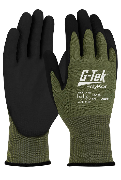 Gants Anti coupure A9 G-Tek PolyKor X7 Large