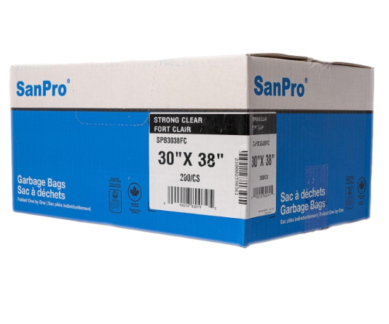 Sacs à déchets SanPro® 30X38 fort clair 200/Cs