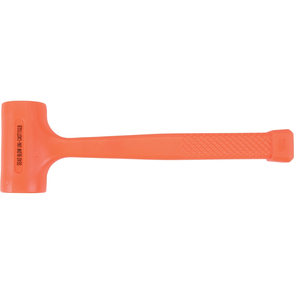 Dead blow hammer 24oz 1-piece urethane textured grip