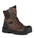 G3O, 8" leather work boots. 4Grip slip resisting outsole  (Dark brown)