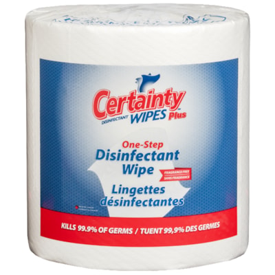 CERTAINTY LINGETTES DESINFECTANTES 2 ROULEAUX DE 1200 /CS