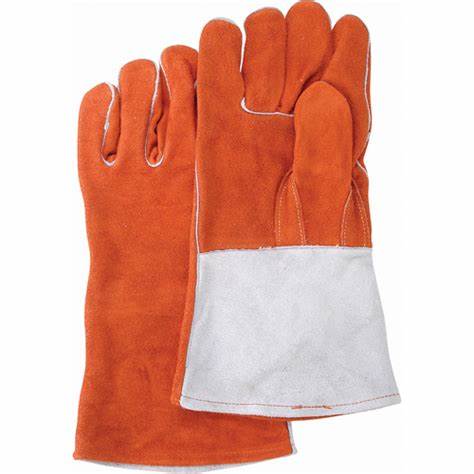 Gants de soudage de première qualité ComfoflexMC, Cuir de vache refendu, T.09/Large