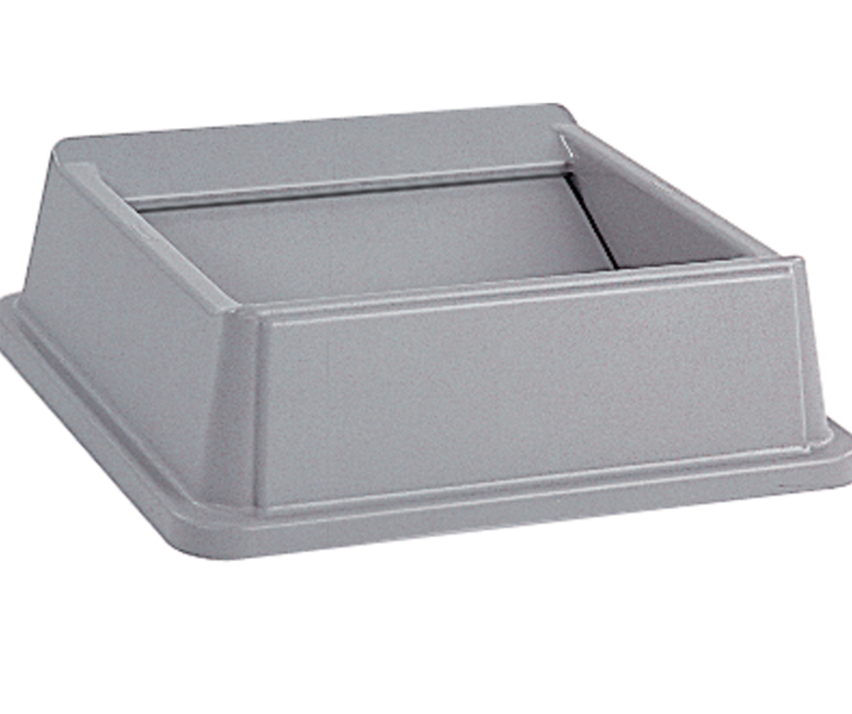 COUVERCLE BASCULANT GRIS PR CONTENANT UNTOUCHABLE CARRE
