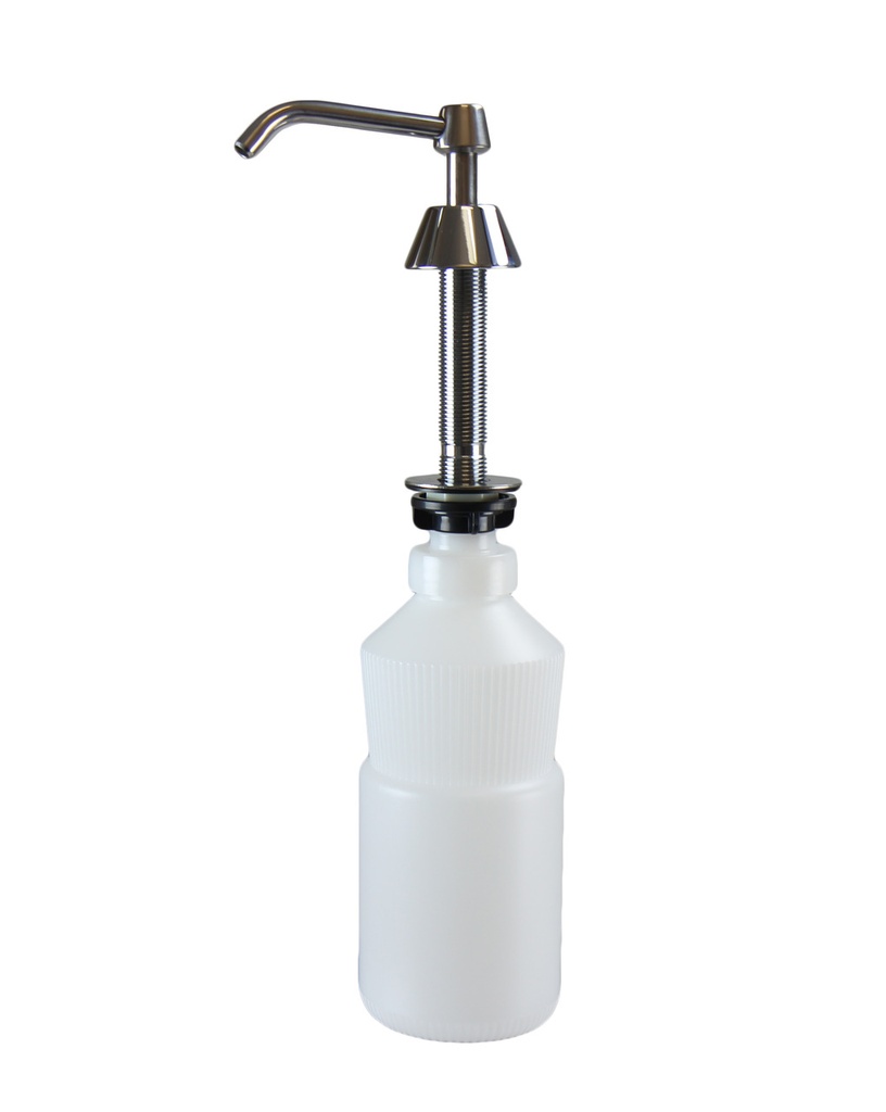 Countertop soap dispenser chrome