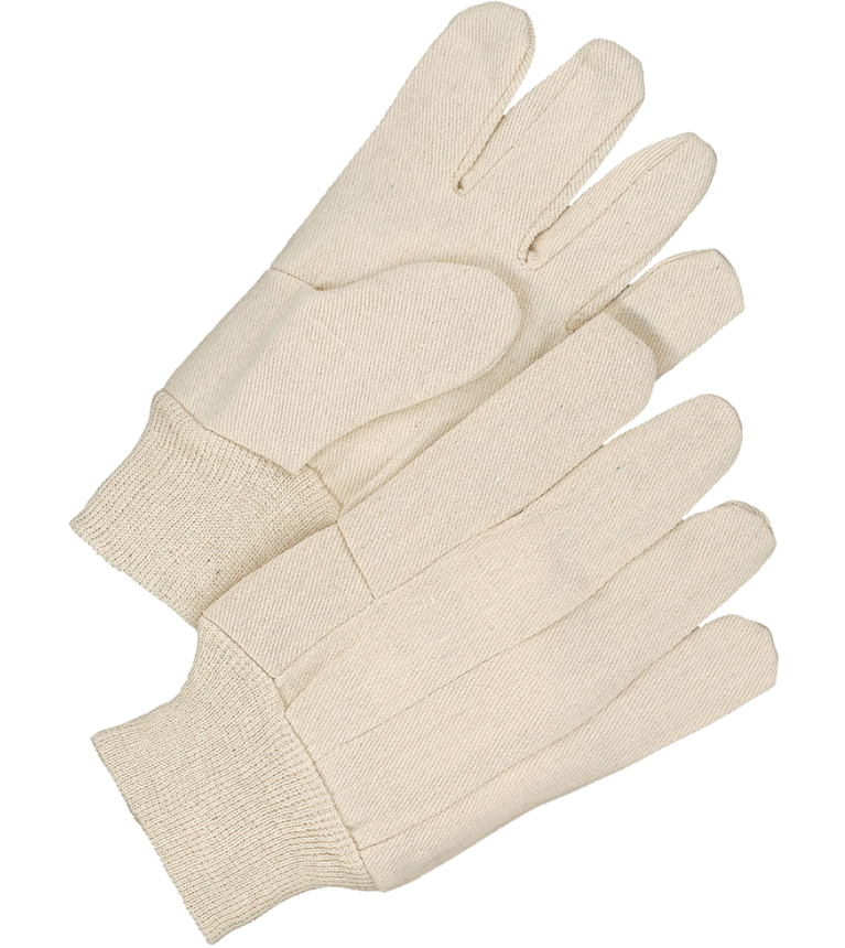 GANTS EN TOILE DE COTON 8OZ LARGE /PR