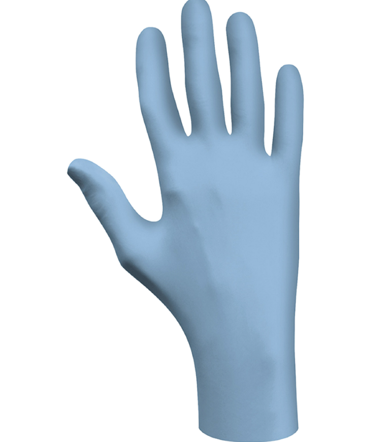 GANTS JETABLES NITRILE NON-POUDRES BLEU LARGE /100
