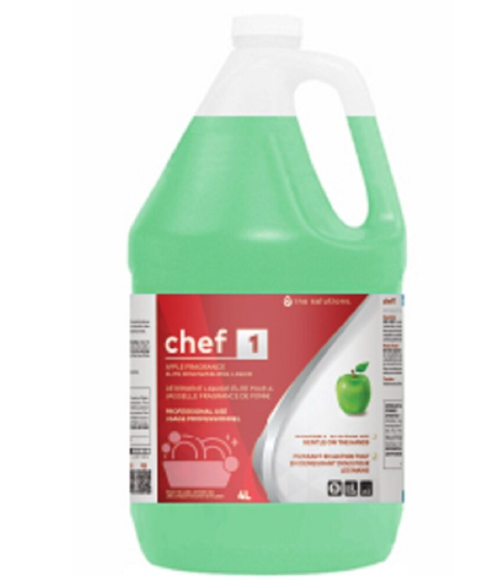 INO CHEF 1 DETERGENT A VAISSELLE MANUEL ELITE 23% POMMES 4 L