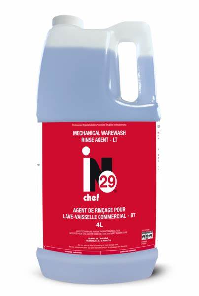 INO CHEF 29 AGENT DE RINCAGE PR LAVE-VAIS. COM. BASSE TEMP 4 L