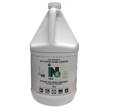INO EKO 6 NETTOYANT DEGRAISSANT TOUT USAGE ECOLOGO 4 L ********PRODUIT DISCONTINUÉ******
