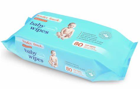 Tender Touch Recharge Lingettes humides pour bébé 80/Pqt