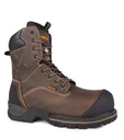 Rebel,  8” Leather Work Boots  Waterproof Membrane (Brown)