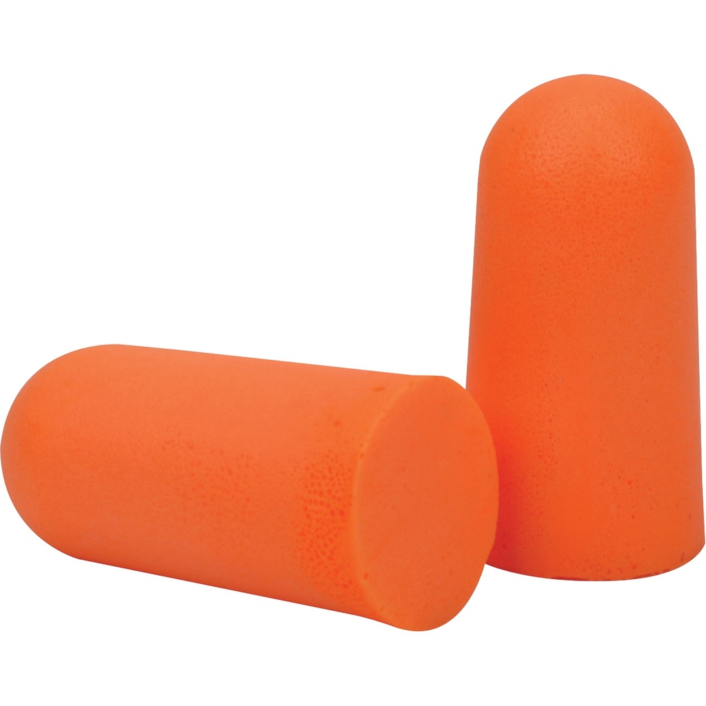 Mega Bullet Bouchons d'oreille jetables NRR 32 dB non-cordés 200 paires /Bte