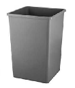 Contenant à déchets 90L gris