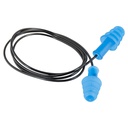 Bouchons d'oreilles pré-moulés réutilisables NRR 27 dB cordés 100 paires/Bte