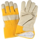 Gants d'ajusteur doublés pour l'hiver