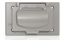 COUVERCLE EXTERIEUR 1-GROUPE HORIZONTAL GRIS