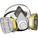 Organic Vapour/Acid Gas Respirator, Elastomer/Thermoplastic, Large