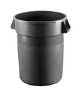 Round Container, Dark Grey