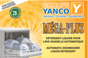 MEGA PLUS DETERGENT A VAISSELLE DURETE EAU MOYENNE-DURE 4 L