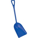 Pelle alimentaire monopièce en plastique bleu lame de 14" x 17"