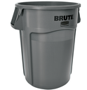  Contenants ronds Brute, Polyéthylène,32 GAL / 121.1 L GRIS